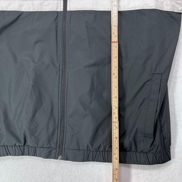 Vintage Nike Jacket Men XL Black White Windbreaker Track Big Logo Athletic 80s - Picture 10 of 12
